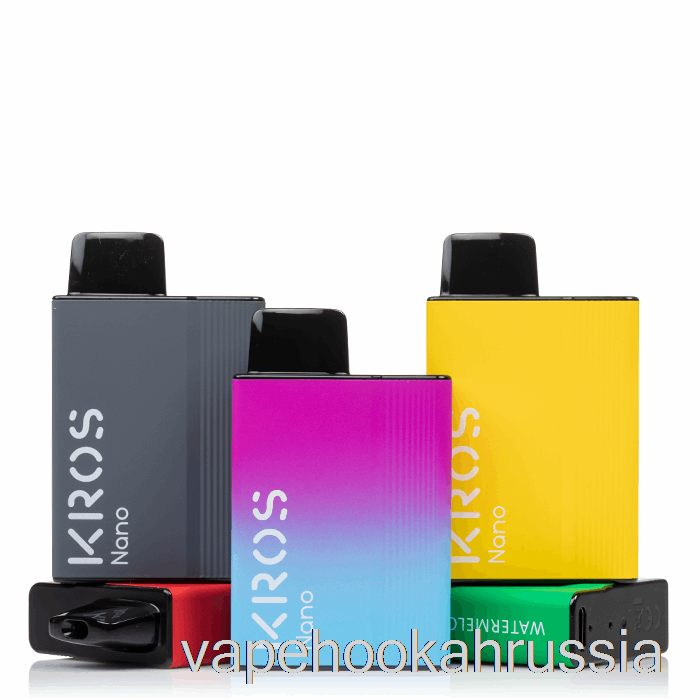 Vape Russia Kros Nano 5000 одноразовый кислый яблочный лед